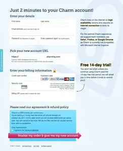 Account Registration example