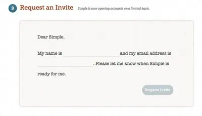 Account Registration example
