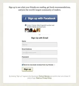 Account Registration example