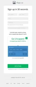 Account Registration example