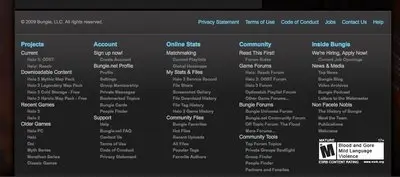 Fat Footer example from bungie.net