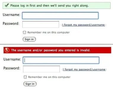 Input Feedback example